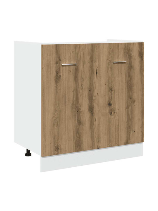11 Τεμαχίων Σετ Ντουλαπιών Κουζίνας Artisan Oak Engineered Wood Artisan Δρυς 3328580