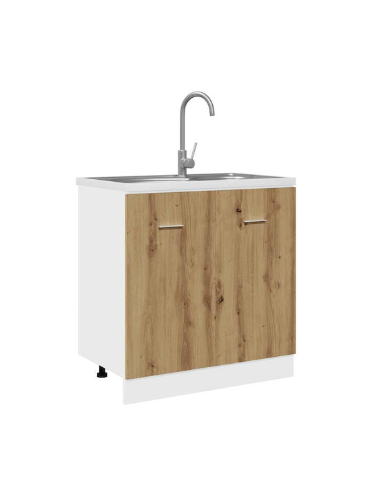 Base Sink Cabinet Artisan Oak Manufactured Wood Artisan Oak 856078