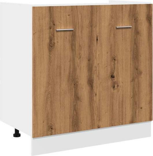 Base Sink Cabinet Artisan Oak Manufactured Wood Artisan Oak 856078