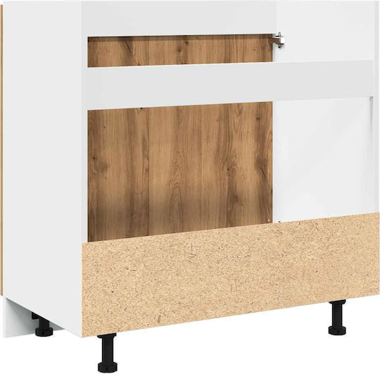 Base Sink Cabinet Artisan Oak Manufactured Wood Artisan Oak 856078