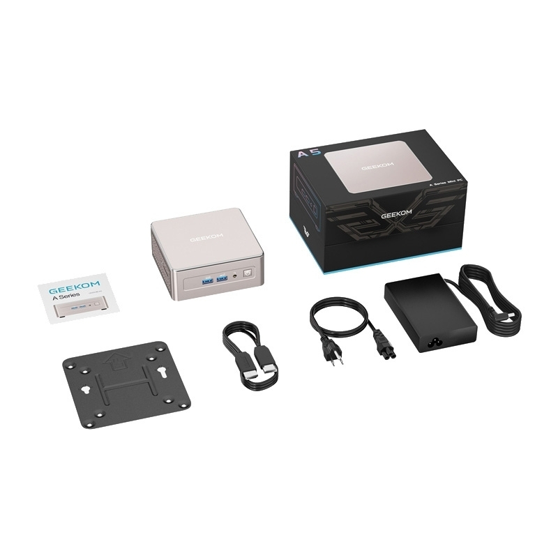 GEEKOM A5 Mini PC (Ryzen 7 5825U/16GB DDR4/512GB SSD/W11 Pro