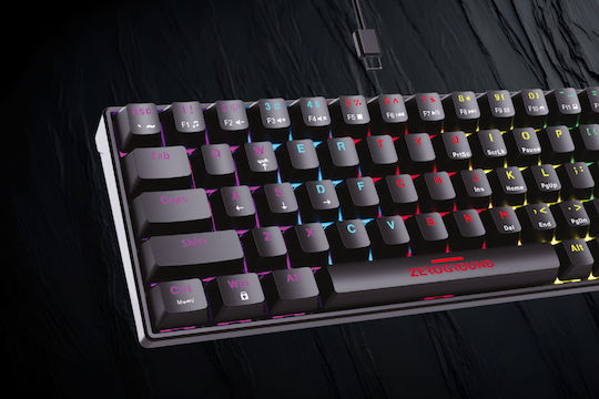 Zeroground KB-3600G TORII v2.0 Gaming Mechanical Keyboard with Outemu Red Switches and RGB Lighting English US
