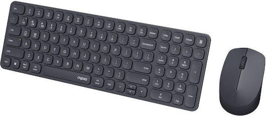 Rapoo E9310M Wireless Bluetooth Keyboard & Mouse Set Greek