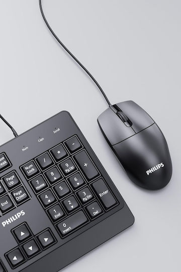 Philips SPT6247 Σετ Πληκτρολόγιο & Ποντίκι Ελληνικό