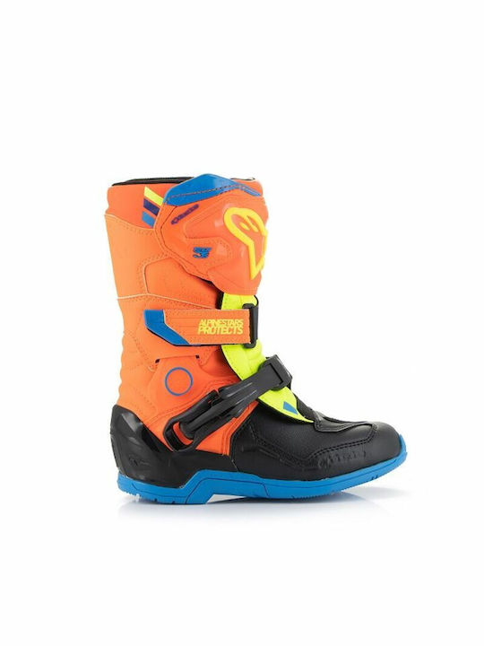 Alpinestars Tech 3s Παιδικές Μπότες Πορτοκαλί
