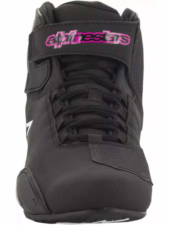 Alpinestars Stella Sektor Women's Riding Low Boots Black/Fuchsia