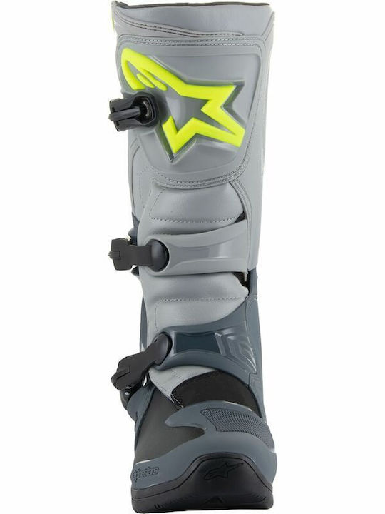 Alpinestars Tech 3 Ανδρικές Μπότες Motocross Γκρι