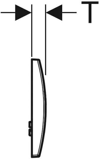 Geberit Delta 20 Flush Plate Dual Flush