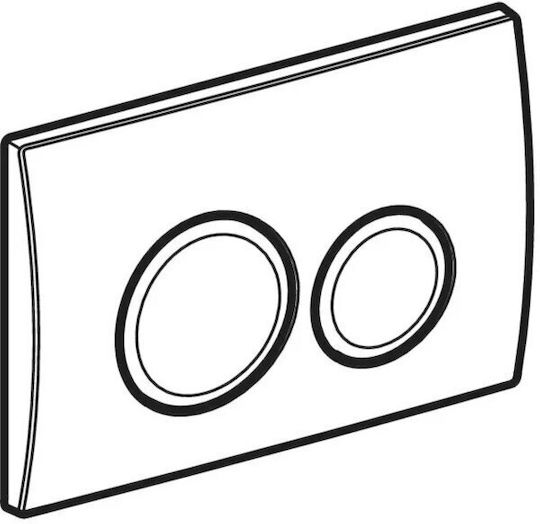 Geberit Delta 20 Flush Plate Dual Flush