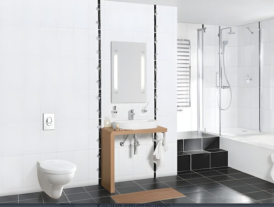 Grohe Skate Air Flush Plate Dual Flush Chrome