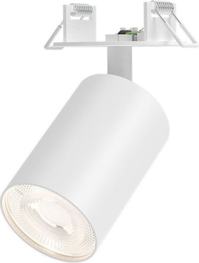 Braytron Single Spot with Socket GU10 in White Color