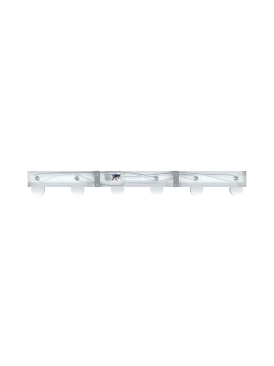 vidaXL Spot with 6 Lights and with Socket E27 in White Color