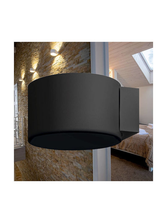 Braytron Μονό LED Θερμό Λευκό Σποτ σε Μαύρο Χρώμα