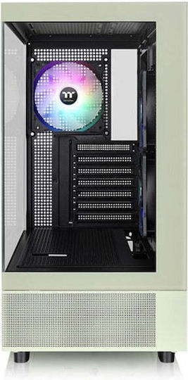 Thermaltake View 270 Plus TG ARGB Gaming Middle Tower Carcasă Calculator cu Fereastră Laterală Matcha verde