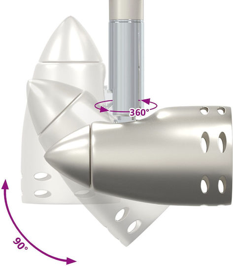 vidaXL Spot with 4 Lights and with Socket GU10 in Silver Color