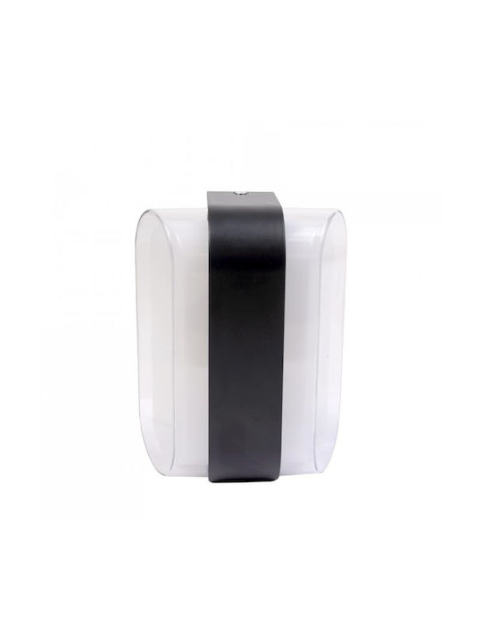 Lightex Επιτοίχιο Εξωτερικό Φωτιστικό LED IP54 5W με Φυσικό Λευκό Φως Διπλής Δέσμης 15.9εκ.