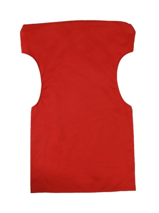 Politishome Director Chair Cover Made of Red Canvas 79x53cm