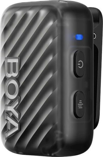 Boya Boyamic 2-01 Wireless Microphone Πέτου, Clip On for Vocals & Camera 4x RXs 32bit