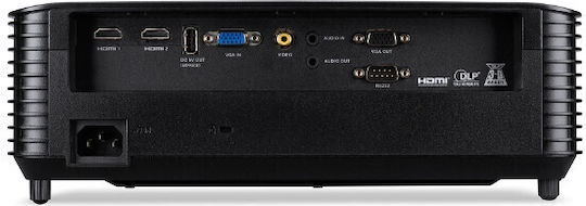Acer X1328AF MR.JXU11.001 Mini 3D Projektor DLP HD mit Eingebauten Lautsprechern Schwarz