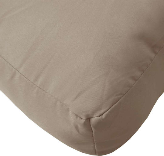 vidaXL Pernă De Bancă Pentru Perne Pentru Scaune De Grădină Taupe, Bej-Gri 60x61.5cm