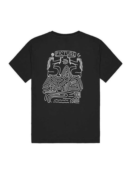 T-shirt Μαύρο