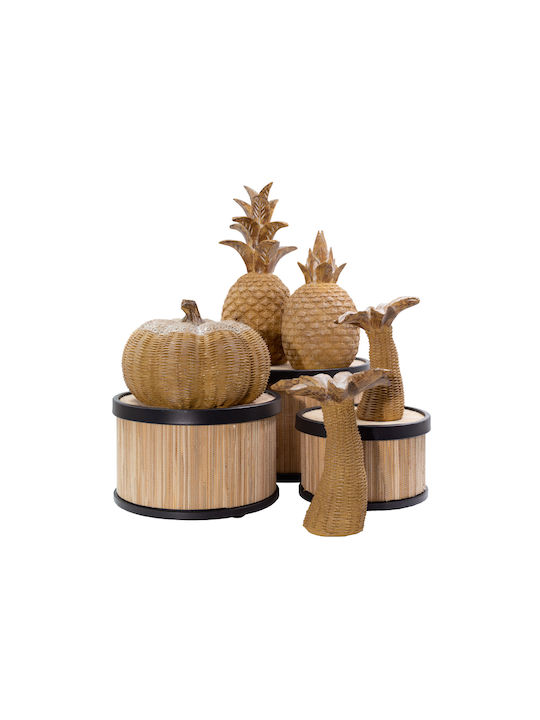 InTheBox Διακοσμητική Κολοκύθα Pepo Deco Πολυρητίνης 22.5x22.5x16cm