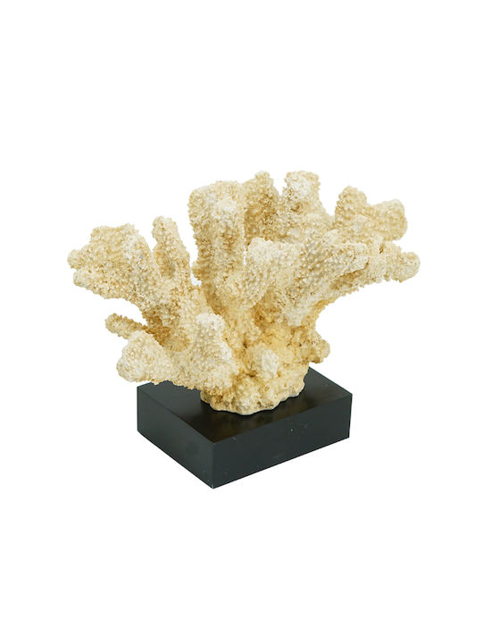 Artekko Dekoratives Koralle Basis aus Polyresin 28x18x22cm 1Stück