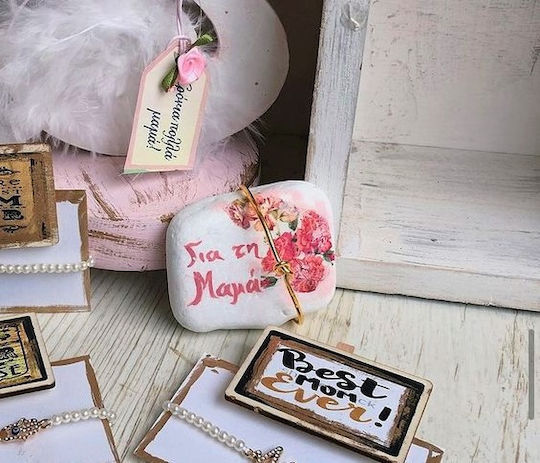 LiebeQueen Decorativ Mesaj din Piatră 1buc