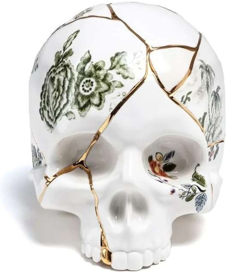 Seletti Декоративен за пространство Skull от Керамичен Материал 1бр