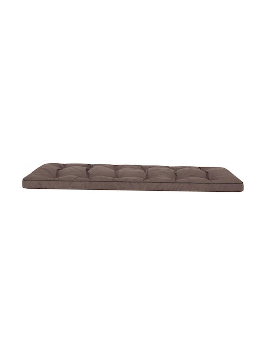 Bench Cushion for Garden Brown 50x120cm