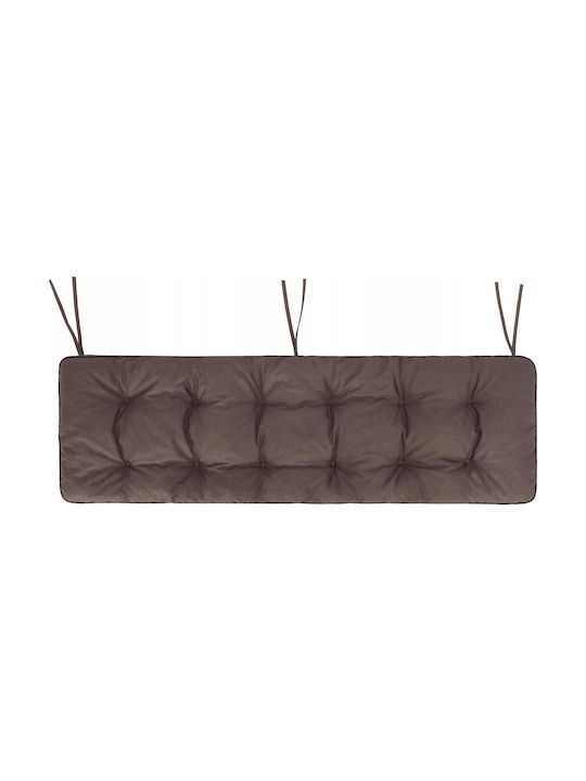 Bench Cushion for Garden Brown 50x120cm