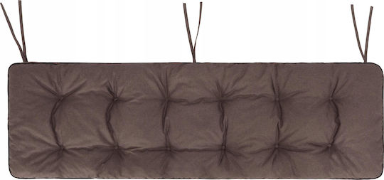 Bench Cushion for Garden Brown 50x120cm