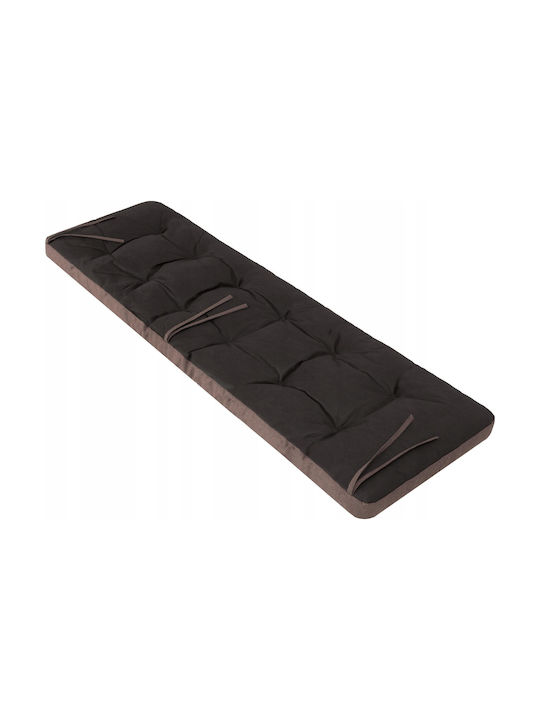Bench Cushion for Garden Brown 50x120cm