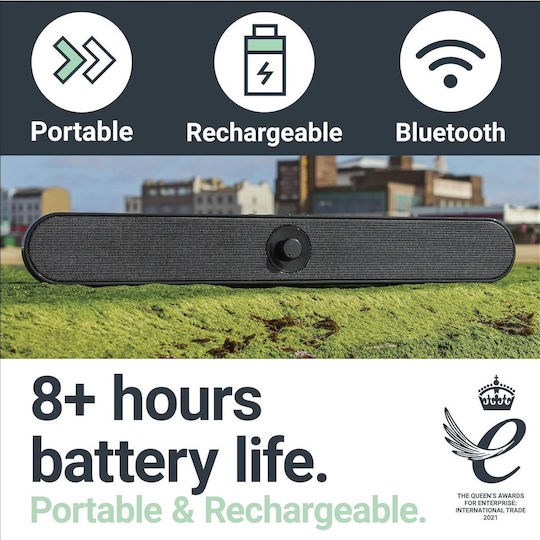 Majority Atlas Компютърни тонколони 2.0 с Bluetooth в Черен цвят