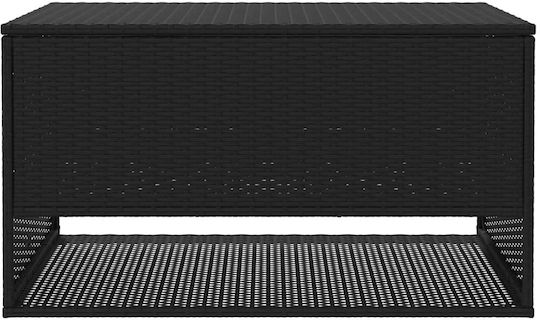 vidaXL Waterproof Bench Cushion for Garden Bench Black 55.5x100cm