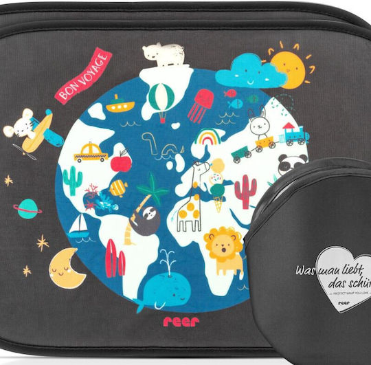 Reer Странични сенници за кола с вендуза TravelKid 51x34см. 2бр