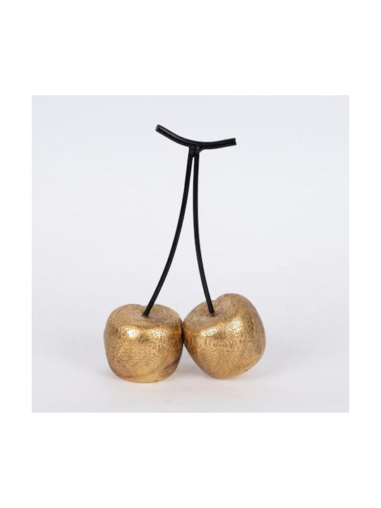 Decorative Cherry Polyresin Gold Black 12.9x6x20cm 14165 752-28603