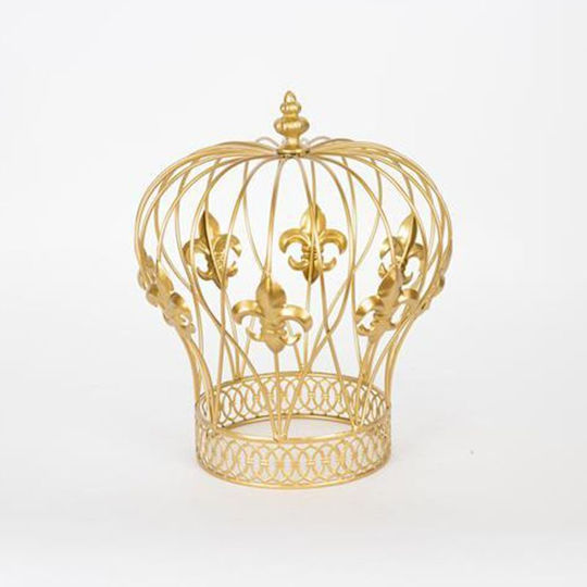 Decorative Home made of Metallic 24.7x24.7x28cm 1pcs