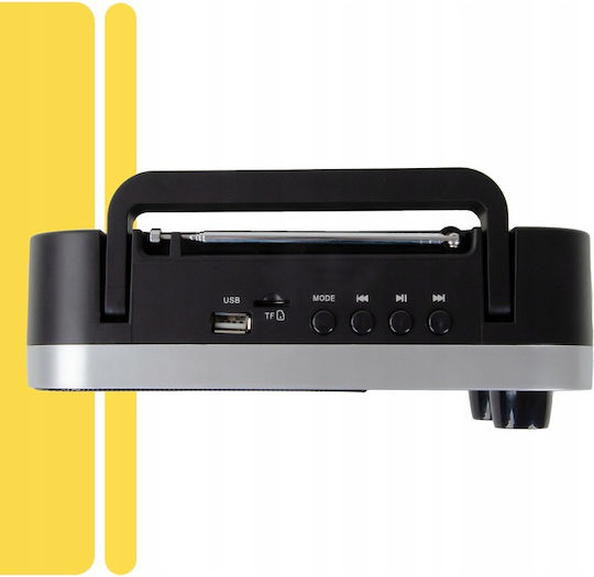 Renew Force Φορητό Ραδιόφωνο Μπαταρίας με Bluetooth και USB Μαύρο