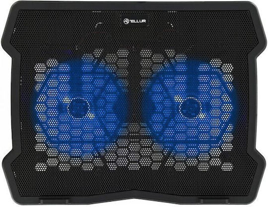 Tellur Basic Cooling Pad for Laptop up to 15.6" with 2 Fans and Lighting