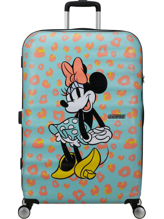 American Tourister Wavebreaker Kinder Große Hartkoffer Reise Pastel Dots mit 4 Rädern Höhe 77cm