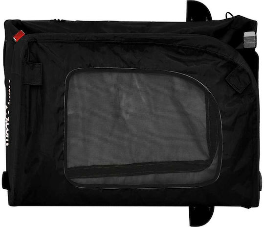 vidaXL Dog Carrying Black Bicycle Trailer for 30kg Pets