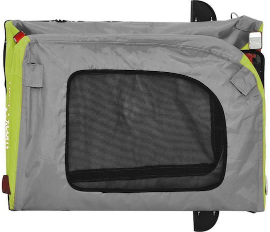 vidaXL Dog Carrying Green Bicycle Trailer for 30kg Pets