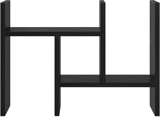 Vidaxl Schreibtisch-Organizer Schwarz Eiche 50x15,5x35,5 cm