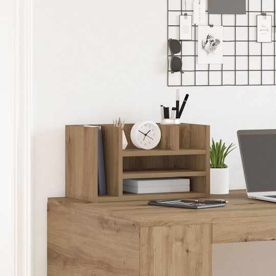 Office Organizer Black Oak 44.5x24x25 Cm Made of Wood