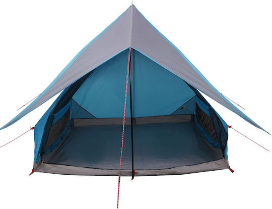 vidaXL Summer Camping Tent Blue 220x220x184cm