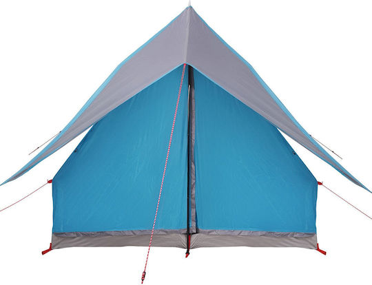 vidaXL Summer Camping Tent Blue 220x220x184cm