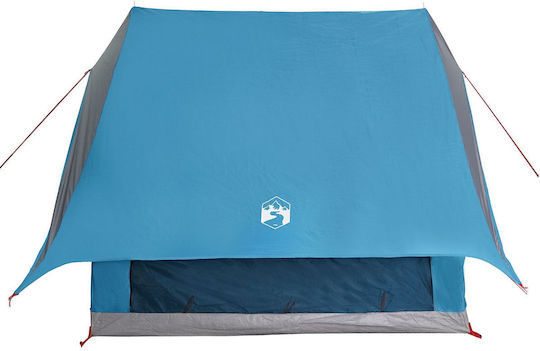 vidaXL Summer Camping Tent Blue 220x220x184cm