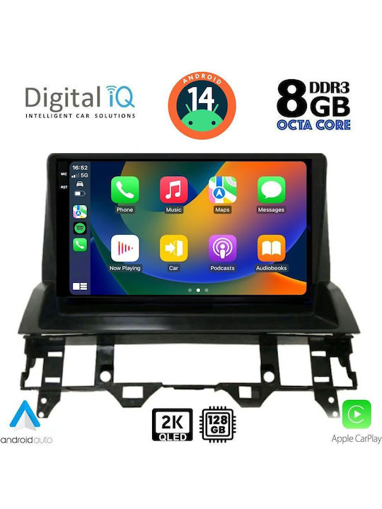 Digital IQ Ηχοσύστημα Αυτοκινήτου για Mazda 6 2002-2008 (Bluetooth/USB/AUX/WiFi/GPS/Apple-Carplay/Android-Auto) με Οθόνη Αφής 10"