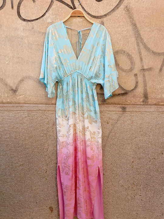 Sommer Maxi Kleid Rosa